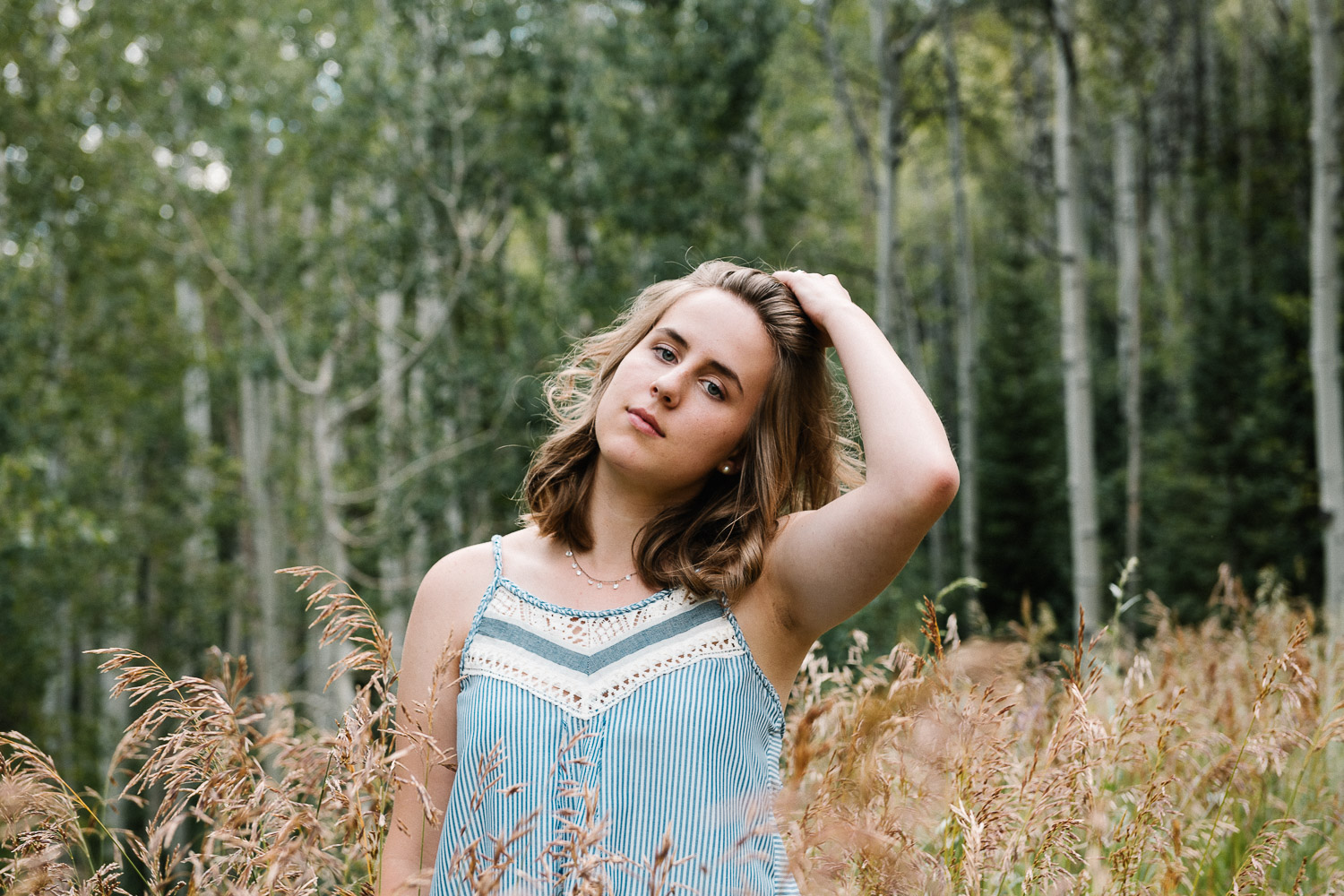 senior photo lifestyle portrait colorado