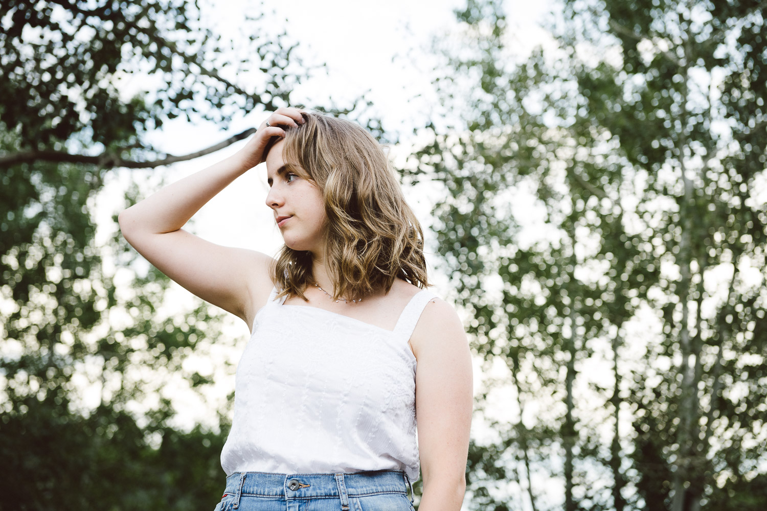 senior photo lifestyle portrait