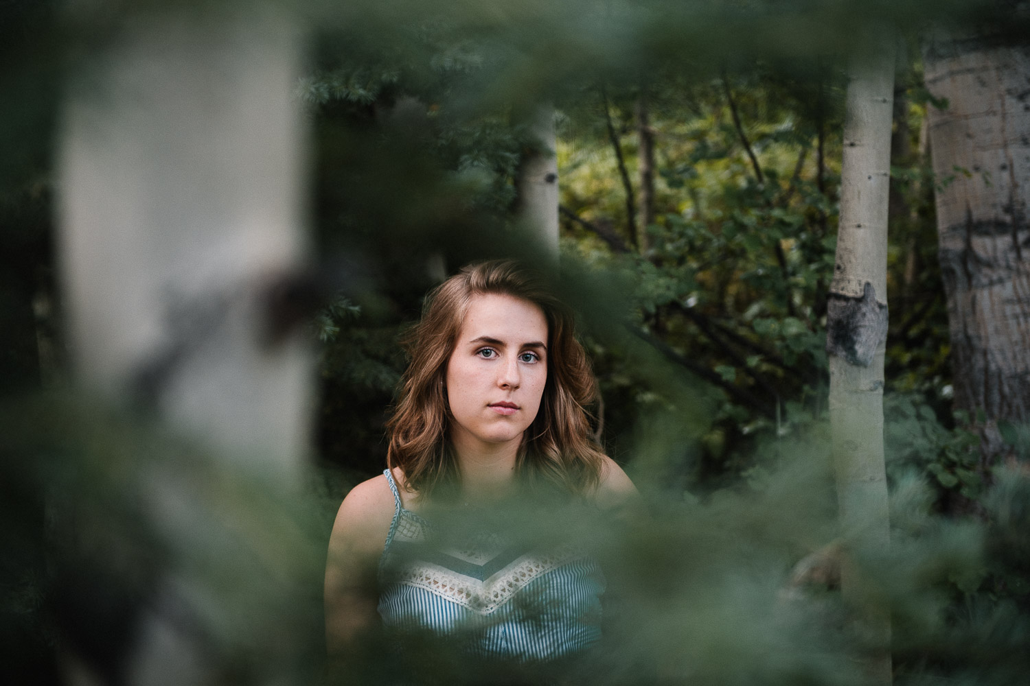 senior photo lifestyle portrait