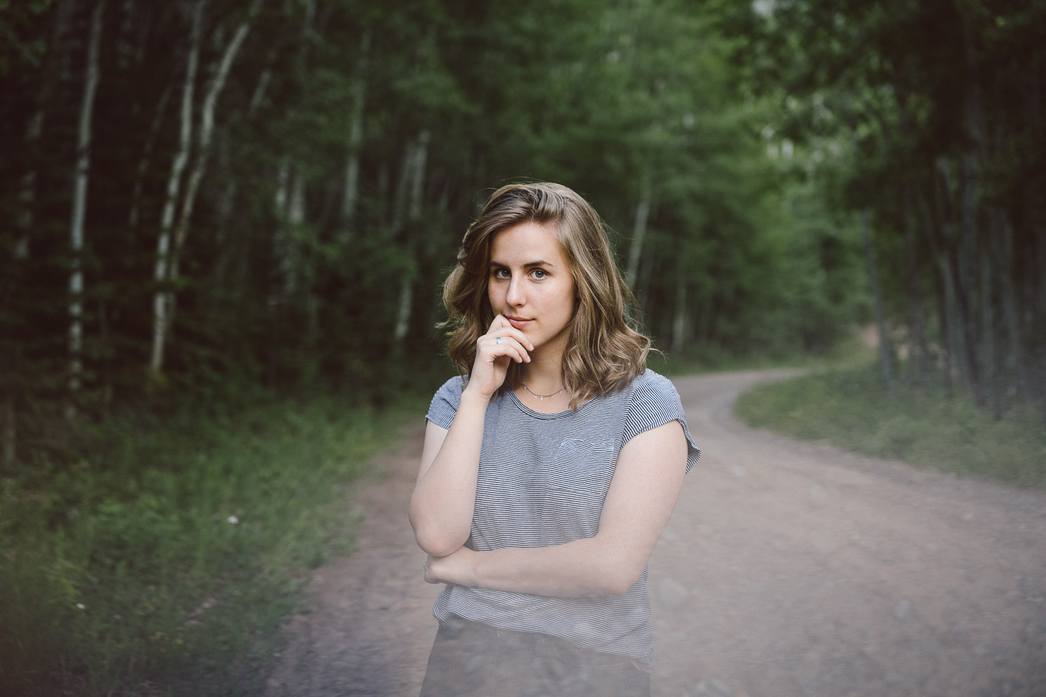 senior photo lifestyle portrait